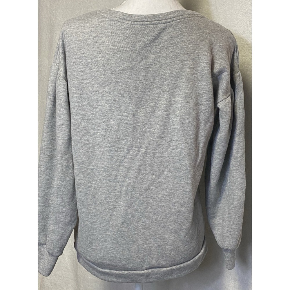 American Eagle Floral Embroidered Round neck Sweatshirt Womens Size Small - Picture 6 of 13